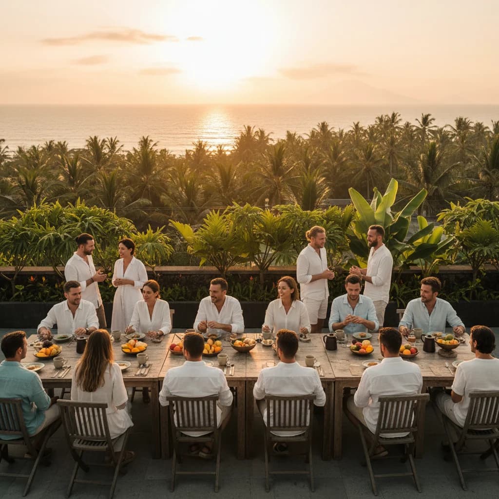 Padel community in Bali